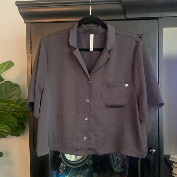Fabletics Button Down Blouse - Picture 2 of 6